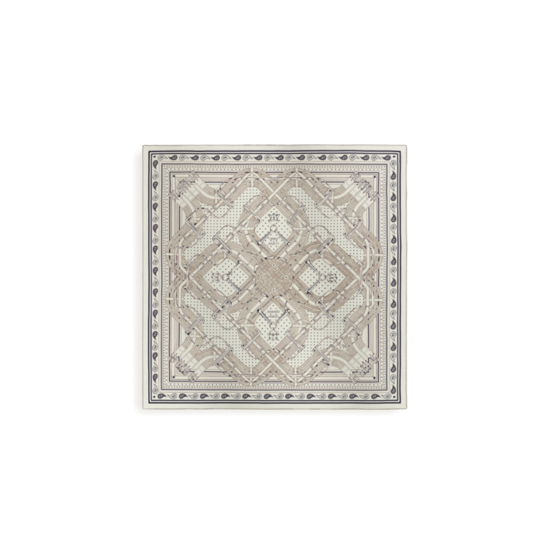 HERMES MORS A JOUETS BANDANA SHAWL 90 H004283S (88.5*88.5cm)